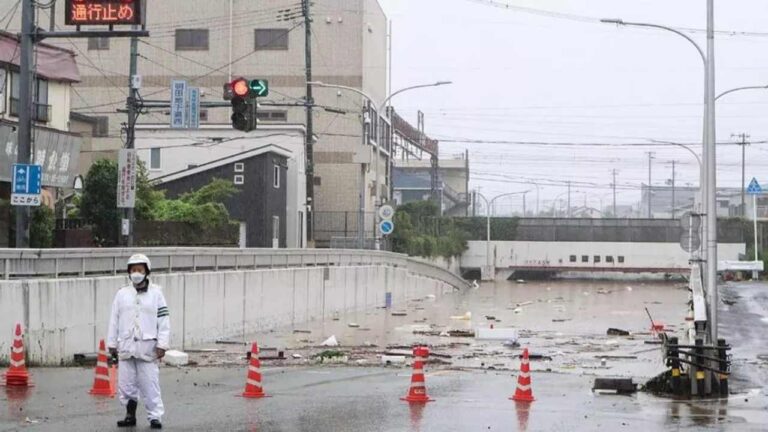 Tormenta tropical Maria deja lluvias récord en noreste de Japón