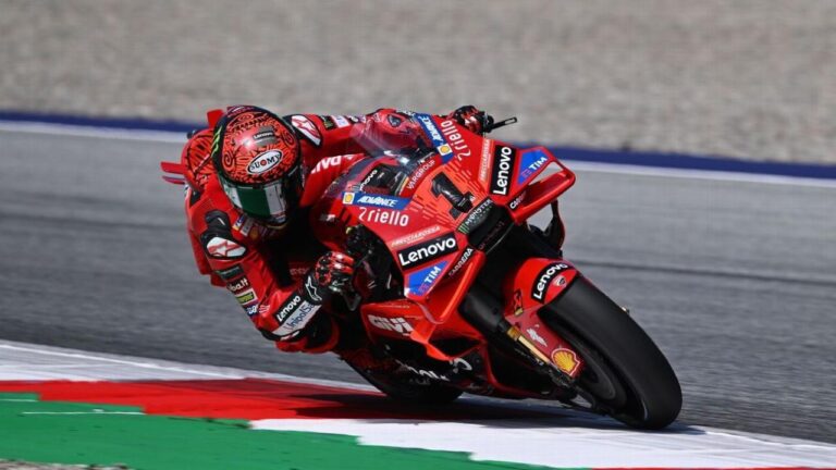 Bagnaia mantiene su hegemonía con récord incluido en la clasificación de Austria