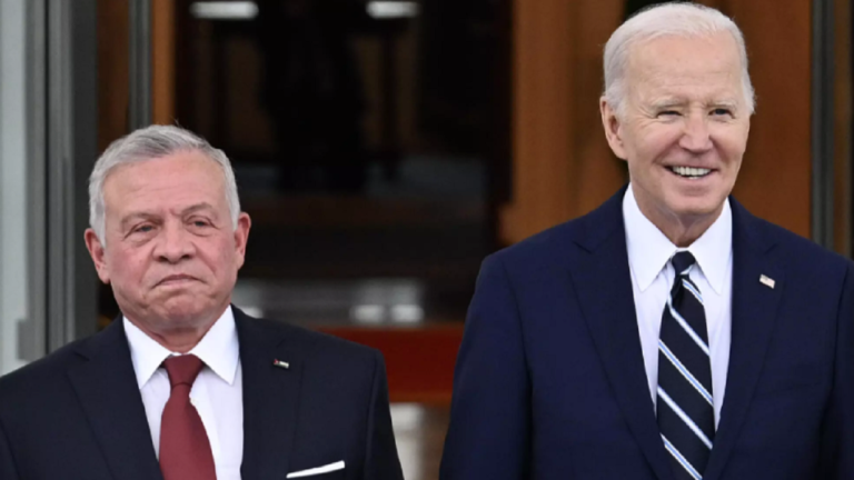 Biden analiza con el rey de Jordania el intento de «reducir las tensiones regionales»