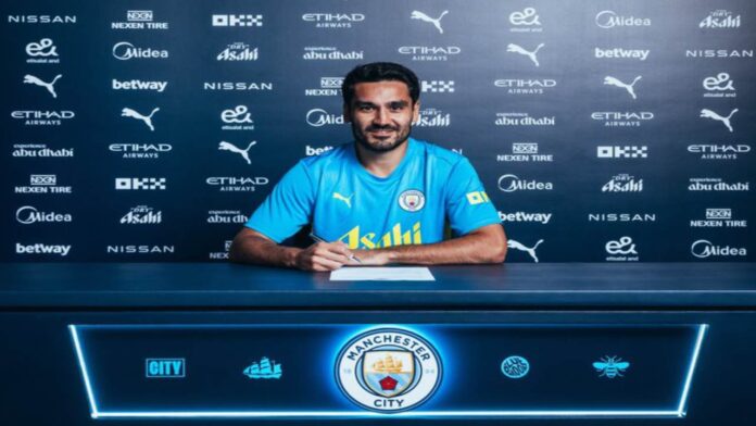 Ilkay Gündogan hace oficial su regreso al Manchester City