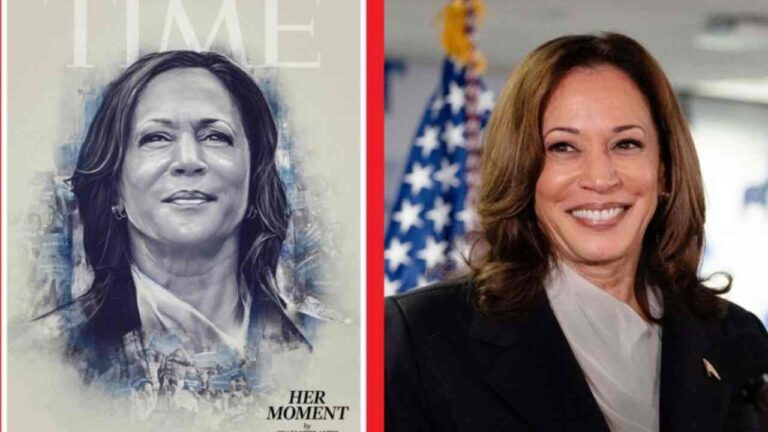 Kamala Harris es portada de Time y la revista destaca que es «su momento»