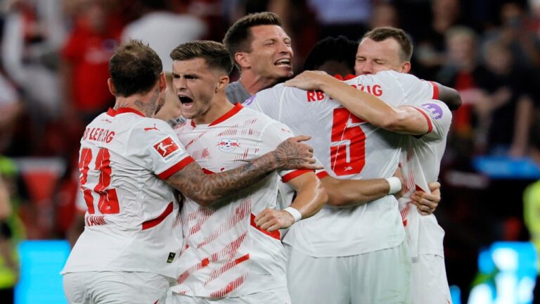 Leipzig acabó con racha histórica del Bayer Leverkusen