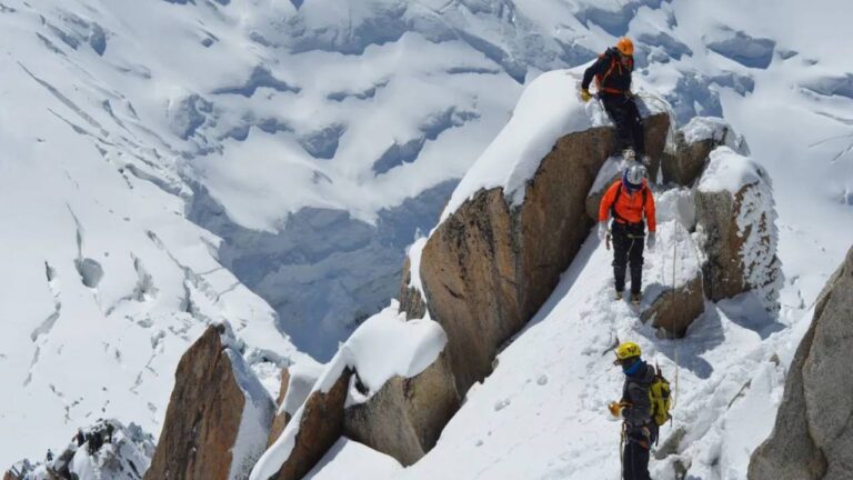 Murió alpinista en un nuevo accidente mortal en el macizo del Mont-Blanc