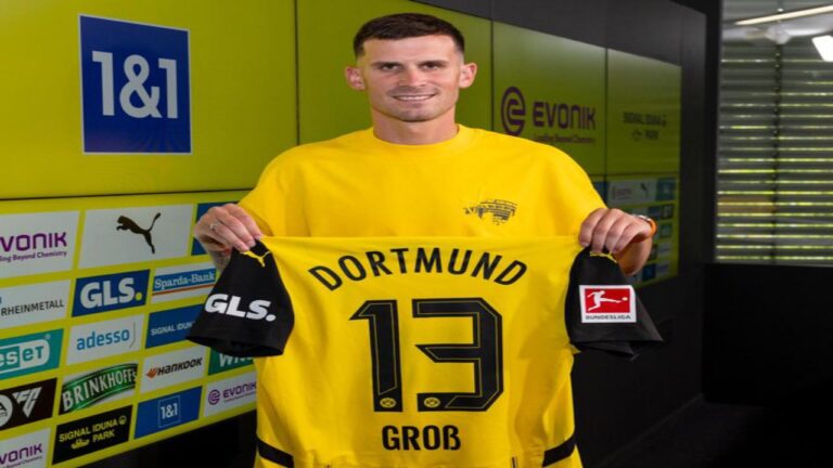 Pascal Gross refuerza el mediocampo del Borussia Dortmund