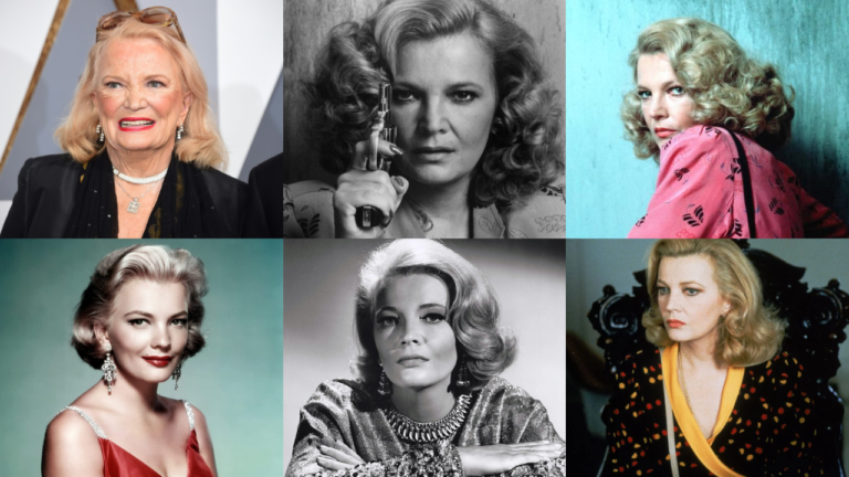 Falleció la leyenda del cine Gena Rowlands a los 94 años