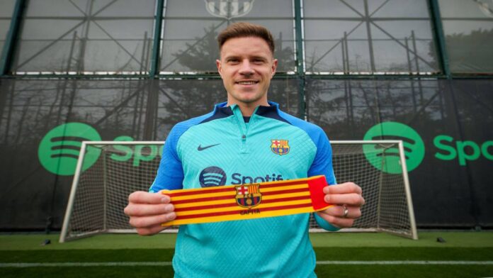 Ter Stegen encabeza a los capitanes del Barcelona esta temporada