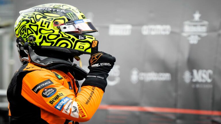 Norris se robó el protagonismo de la clasificación en la casa de Verstappen