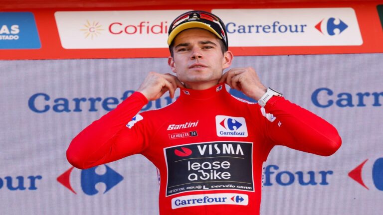 Van Aert impuso el poder del maillot rojo