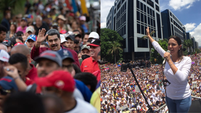 Oficialismo y oposición se movilizan hoy a un mes de las presidenciales
