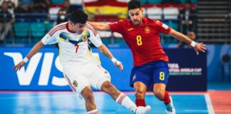 Venezuela dejó frío a España y alcanzó una histórica clasificación a cuartos del Mundial de futsal