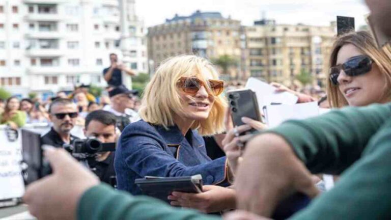 Cate Blanchett en San Sebastián: Derecho de protesta es parte de vivir en democracia