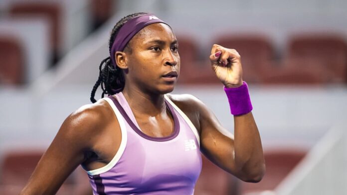 Coco Gauff consiguió su pase a la tercera ronda del Abierto de China