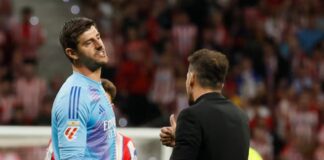 LaLiga denuncia cánticos en contra de Courtois