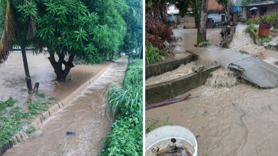 Fuertes lluvias en Guárico causaron inundaciones en al menos 10 sectores