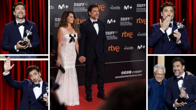 Javier Bardem reivindica la escucha frente al odio al recibir Premio Donostia 2023