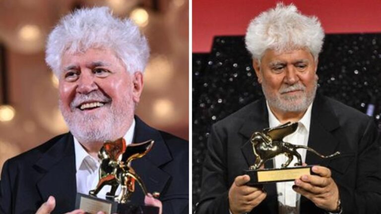 Almodóvar conquista histórico León de Oro en Venecia con su oda a la solidaridad