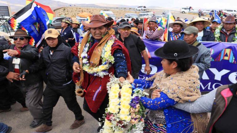 Evo Morales encabeza cuarto día de movilización y dice que no se reunirá con Gobierno Arce