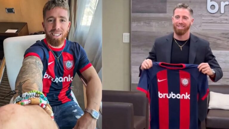 Iker Muniain firmó su contrato como nuevo jugador de San Lorenzo