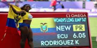 Ecuador celebra récord y segunda medalla de Kiara Rodríguez en Paralimpicos de París