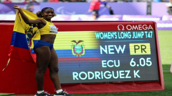 Ecuador celebra récord y segunda medalla de Kiara Rodríguez en Paralimpicos de París