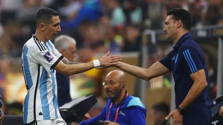 Scaloni sobre Di María: «Es uno de los mejores de la historia y deja un legado imborrable»