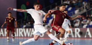 Venezuela tuvo un amargo debut en el Mundial de fútbol sala