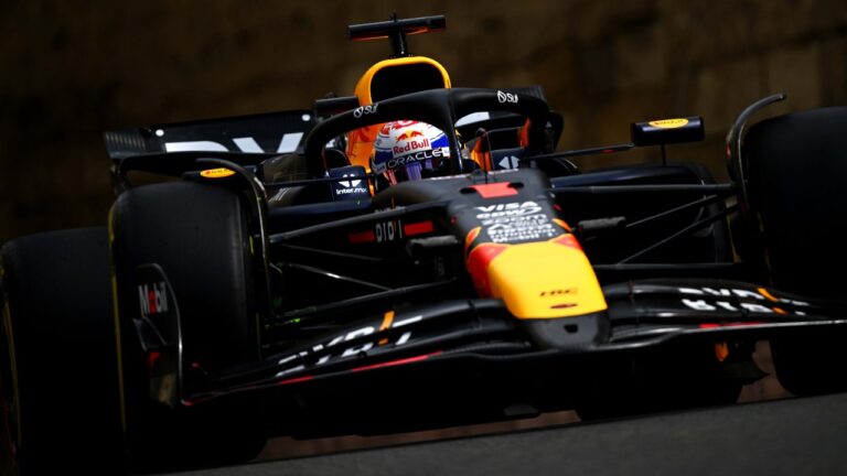 Verstappen dominó primera práctica libre en Azerbaiyán