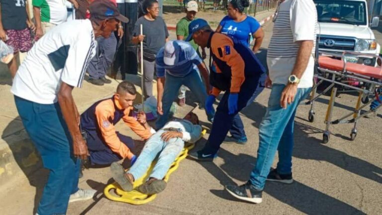 Cinco personas resultaron lesionadas por accidentes de moto en Falcón