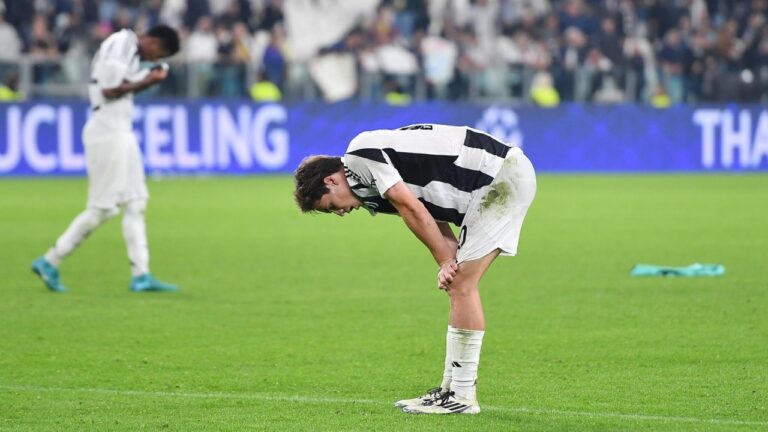 Un empate volvió a alejar a la Juventus del liderato