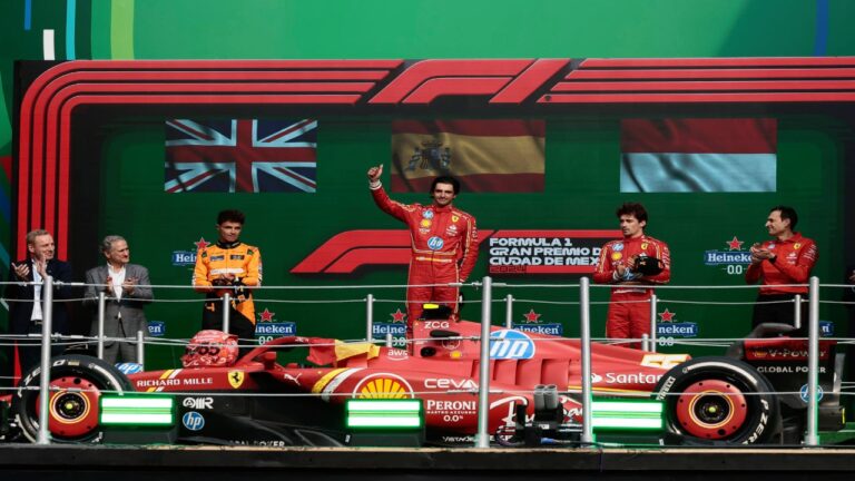 Sainz reinó en México para brindarle un nuevo triunfo a Ferrari