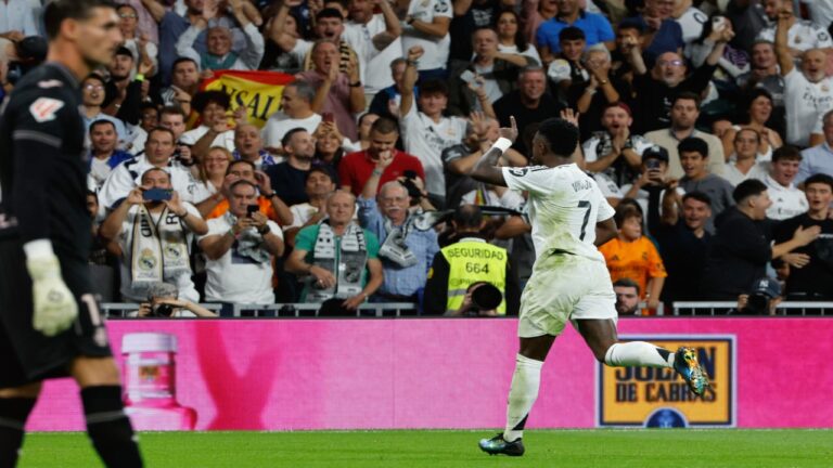 Vinícius revitalizó al Real Madrid para obtener un triunfo costoso