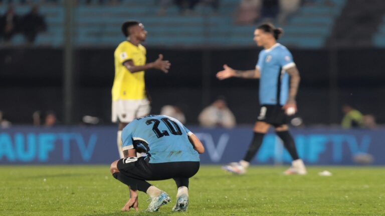 Uruguay y Ecuador se olvidaron de cómo ganar en las Eliminatorias