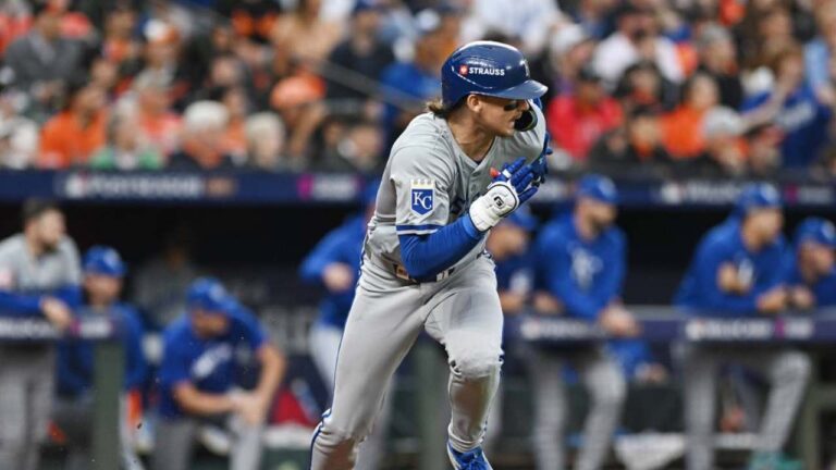 Bobby Witt Jr. marcó la diferencia y dio ventaja a los Reales en la serie