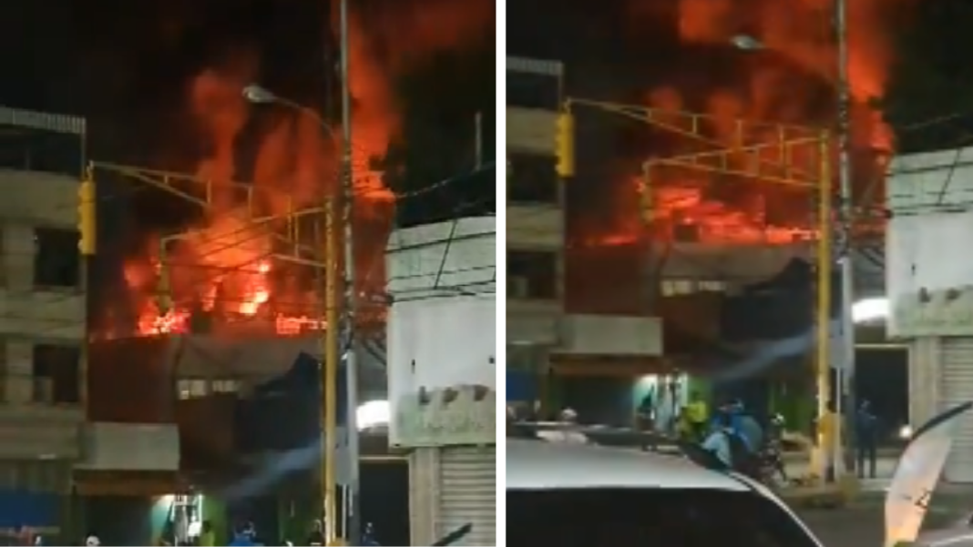 Autoridades investigan causas de incendio en local nocturno en Maracay