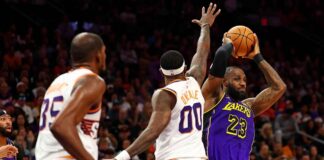 LeBron no evitó la primera derrota de los Lakers