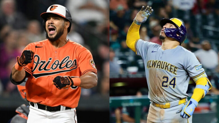 Santander y Contreras están entre los finalistas al Premio Hank Aaron 2024