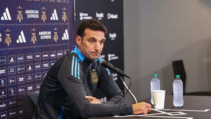 Scaloni puso en duda el viaje de Argentina hacia Maturín