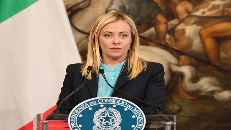 Meloni sugiere extender la protección de la OTAN a Ucrania sin hacerle miembro de ella