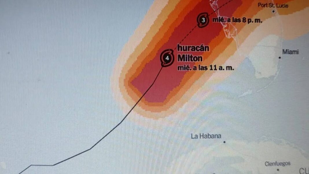 Lluvias del huracán Milton deja inundaciones moderadas en el occidente cubano