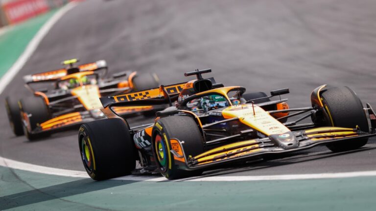 Lando Norris conquistó la sprint de Brasil en un día marcado por la lluvia