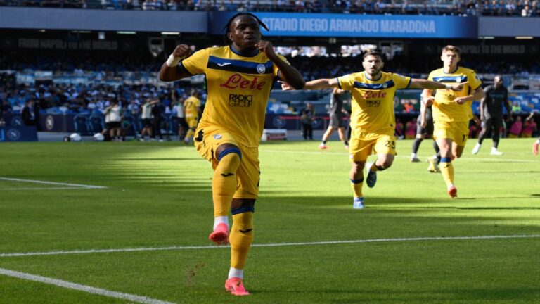 Atalanta sorprendió y goleó al Nápoli con un sobresaliente Lookman