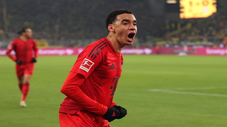 Musiala sostuvo el invicto del Bayern en Der Klassiker​