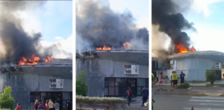 Incendio consumió la tradicional tienda El Platillo en Margarita (+videos)