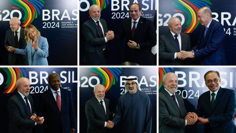 Lula recibe a los líderes del G20 para la cumbre de Río de Janeiro