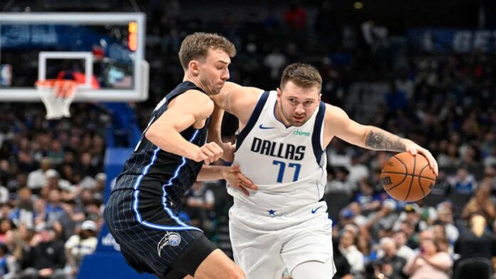 Doncic dictó cátedra en la victoria de Dallas sobre el Magic