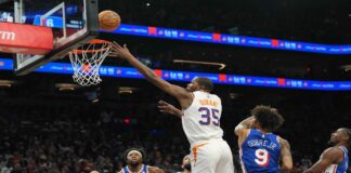 Kevin Durant arruinó el debut de Paul George con los Sixers