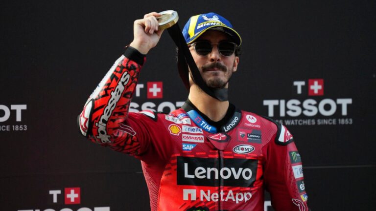 Bagnaia no dio opciones de título a Martín y venció en la carrera ‘sprint’