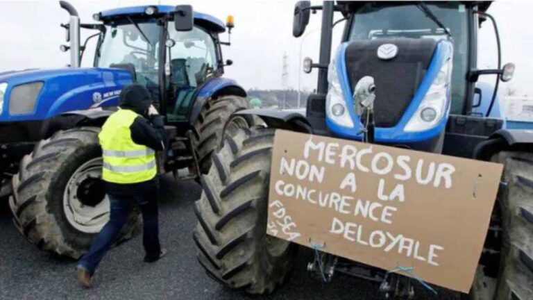 Agricultura francesa vuelve a las protestas centradas en acuerdo UE-Mercosur