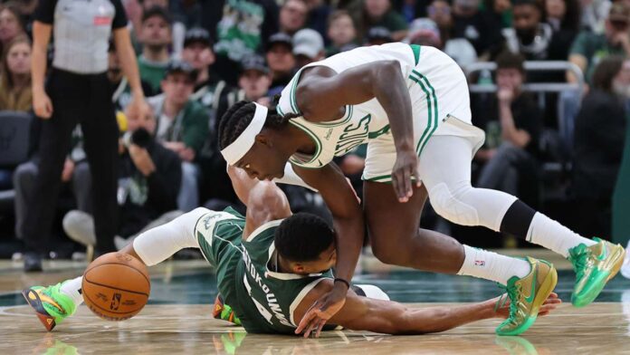 Giannis no pudo ante el ritmo de los Celtics