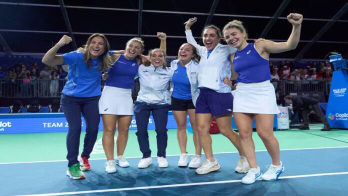 Italia accedió a la final de la Copa Billie Jean King